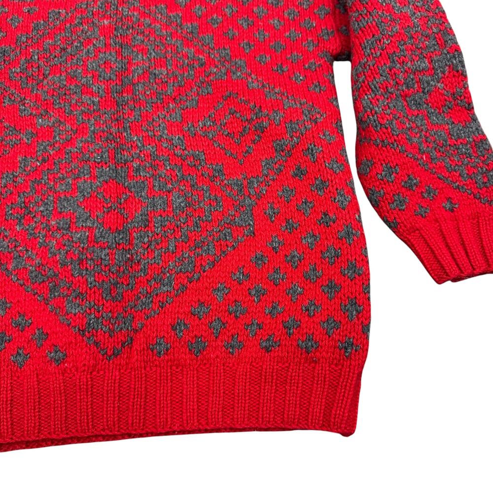 VTG GAP Hand Knit Wool Sweater - Picture 2 of 5